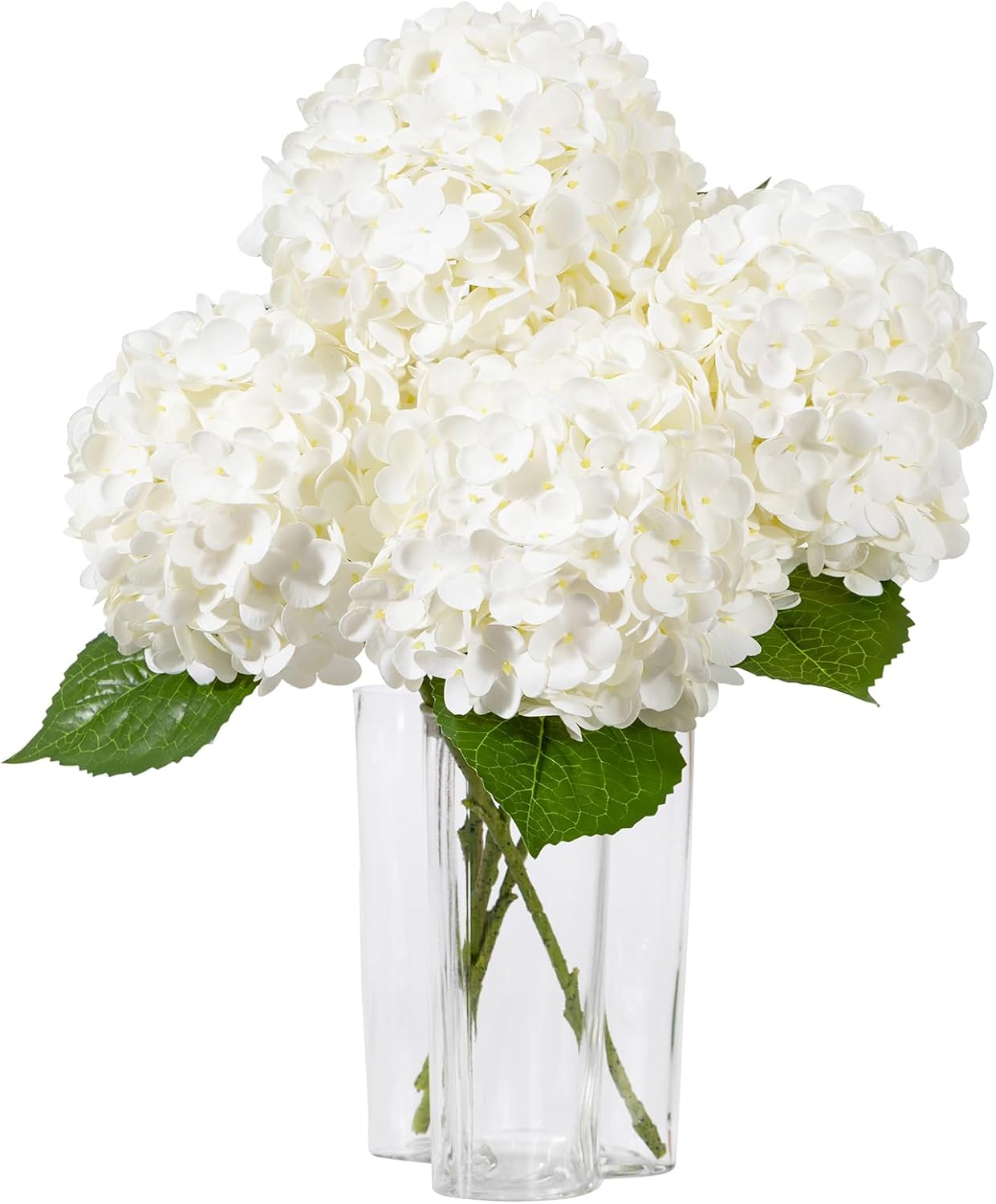 Blue Artificial Flowers — 4pcs