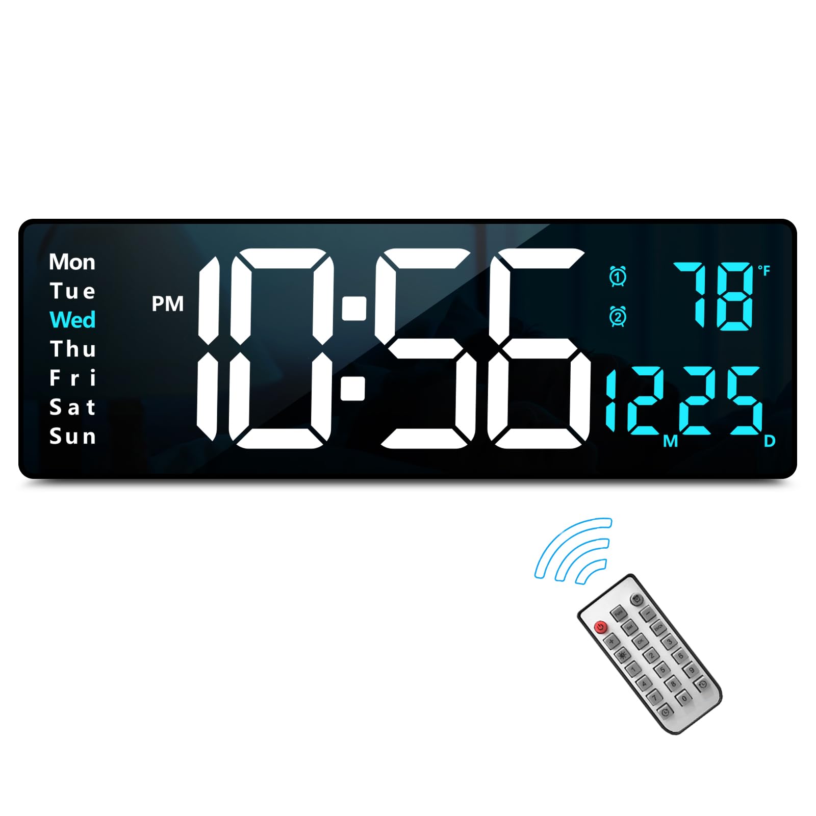 Black Wall Clock — 2"