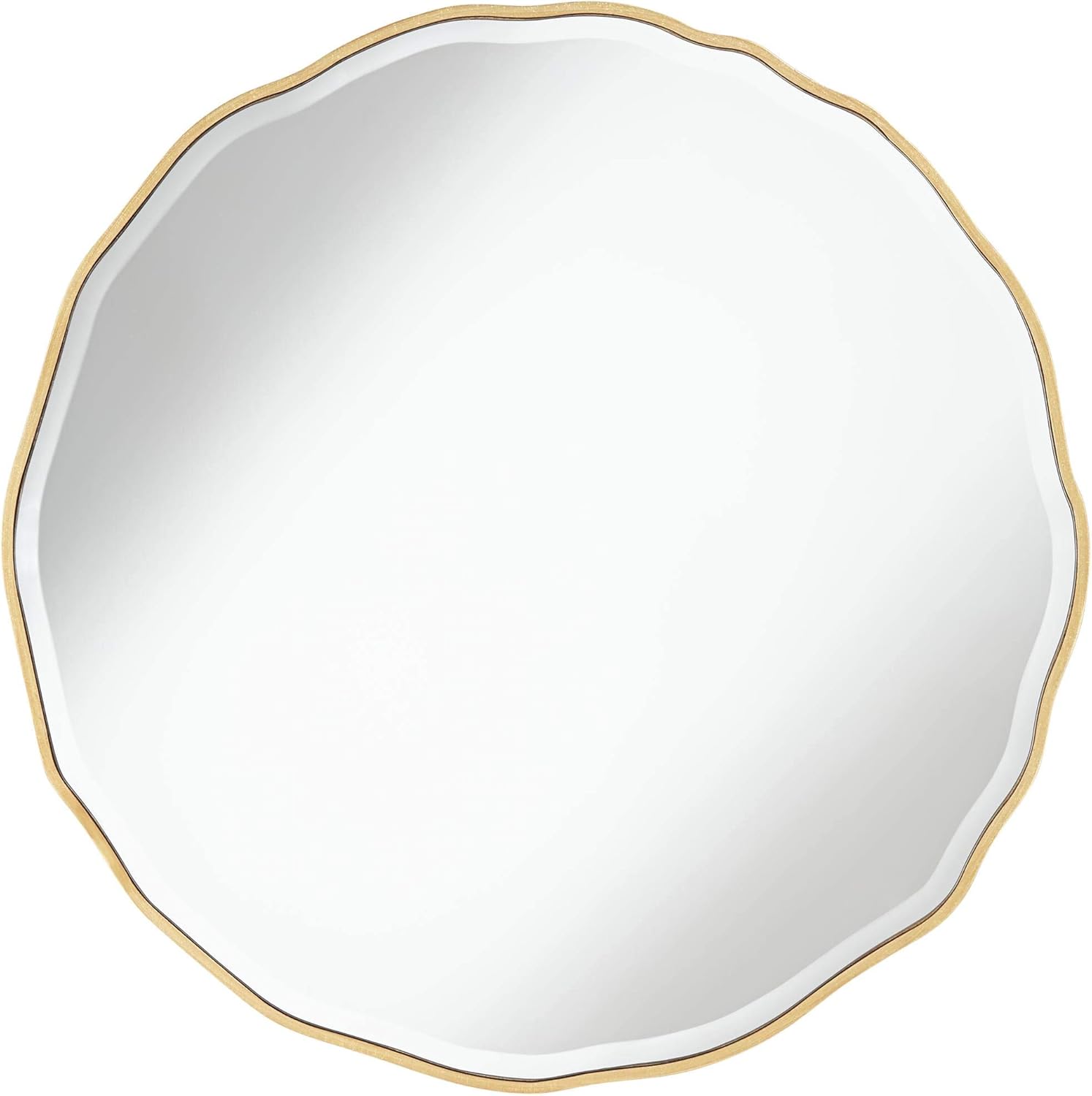 Beveled Luxe Wood Wall Mirror — 2" - View 2