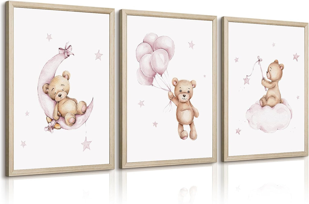 Unframed Pink Canvas Wall Art — 16" — 12x16 Inch Wood Framed