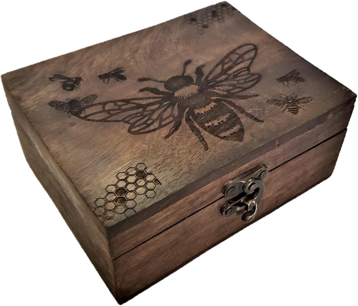 Metal Storage Basket — Bee