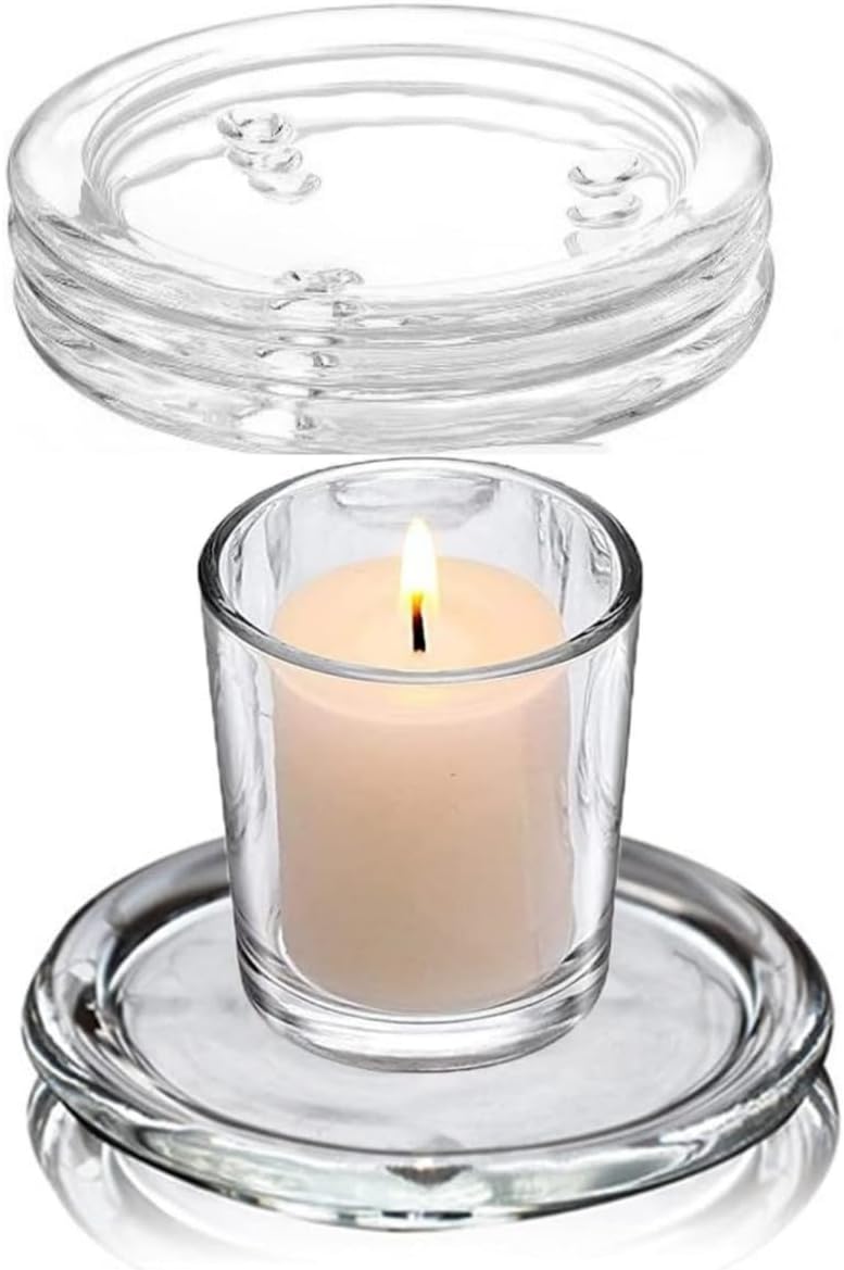 Round Glass Candle — 4" — 12pack 3inch