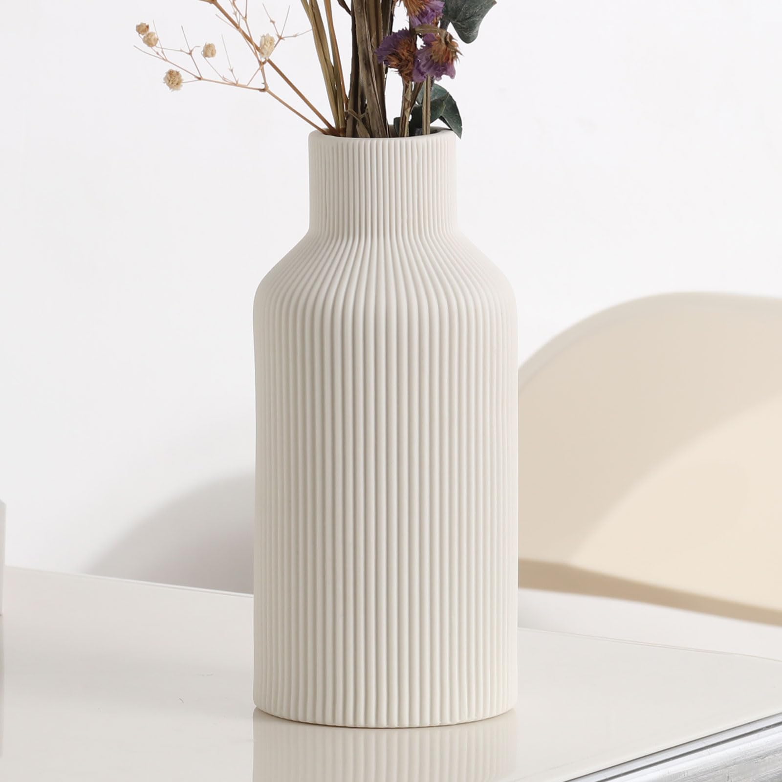 Modern Orange Flower Vase