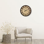 Vintage Farmhouse Gold Wall Clock — 10" - View 6