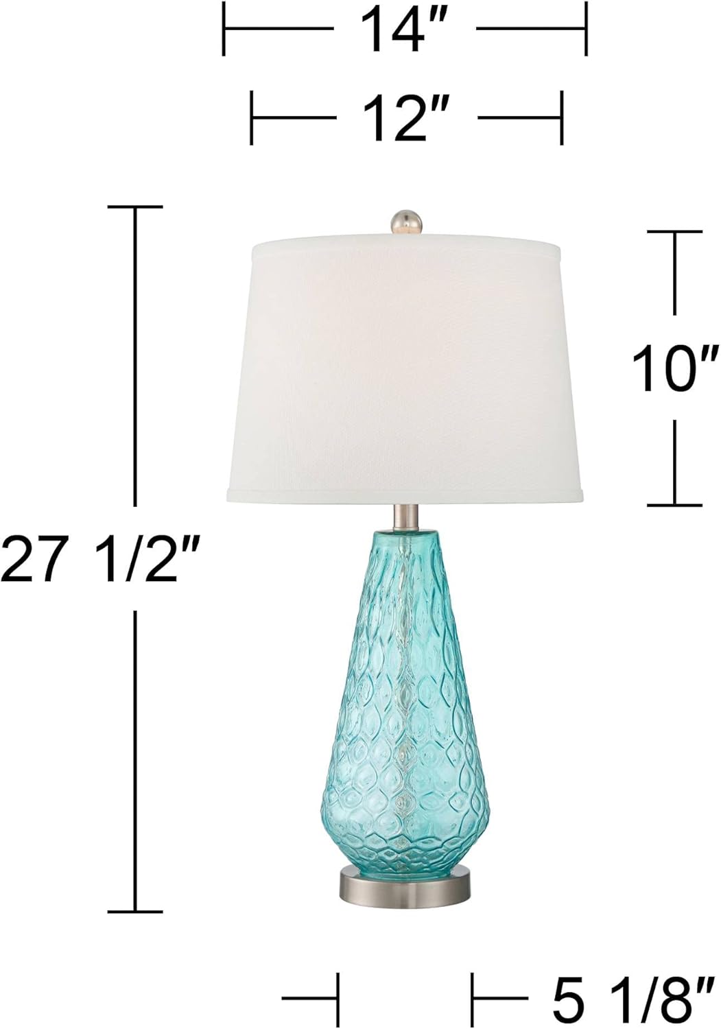 Modern Metal Table Lamp — 27.5" - View 4