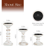 Farmhouse Black Candle — Set of 3 - View 3