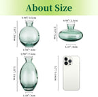 Green Flower Vase — Set of 3 - View 3