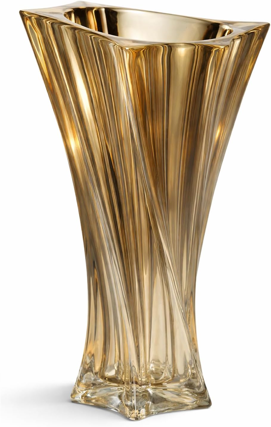 Luxe Grey Decorative Vase — Amber