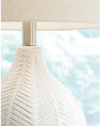 White Table Lamp — 11" - View 3
