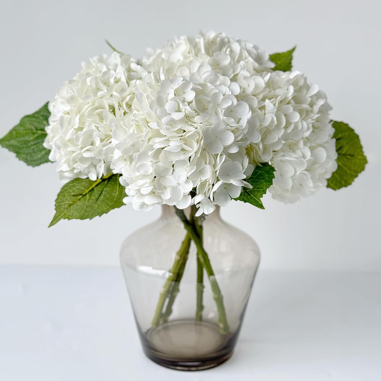 Blue Artificial Flowers — 20" — White