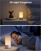 Dimmable Modern Grey Table Lamp - View 6