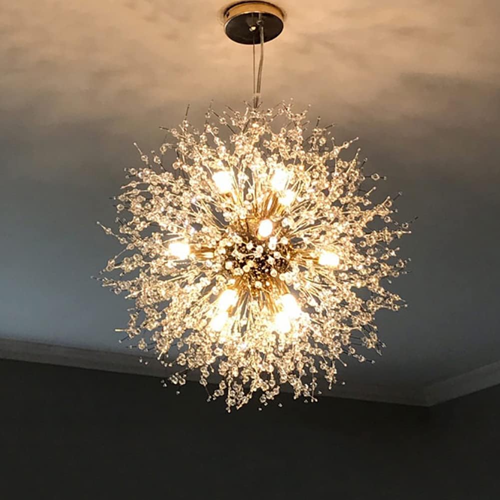 Round Luxe Gold Chandelier — 16-Light — 12-light