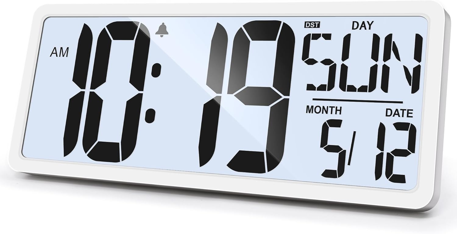 Battery Operated Wall Clock — 15.2" — 15.2" Battery Operated with Backlight