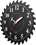Black Wall Clock — 12" - View 2