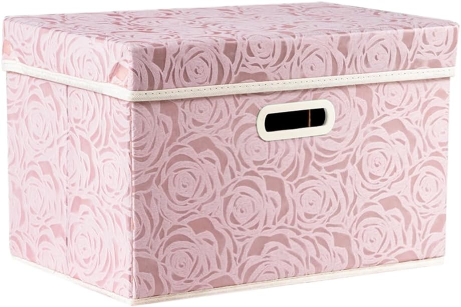 Blue Storage Bin — 8" — Pink