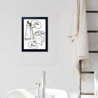Framed Black Wall Decor — 10" - View 8
