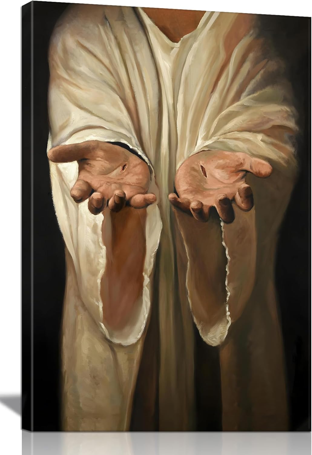 Framed Black Wall Art — 16" — black