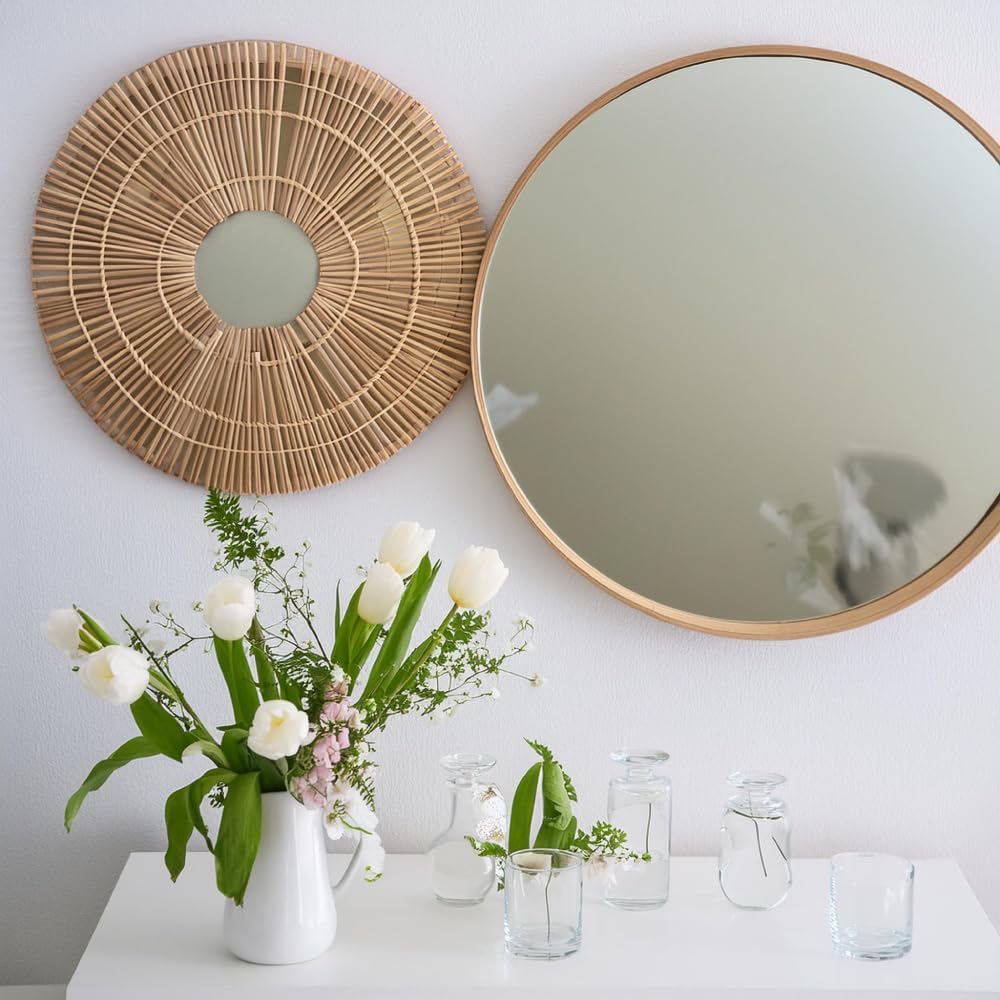 Glass Round Mirror — 9" - View 5