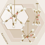 Adjustable Farmhouse Black Chandelier - View 4