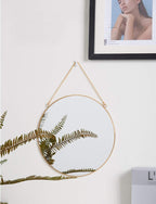 Luxe Black Round Mirror - View 3