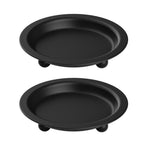 Round Black Candle — 13"