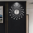 Luxe Black Wall Clock — 7" - View 4