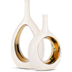Farmhouse Beige Flower Vase