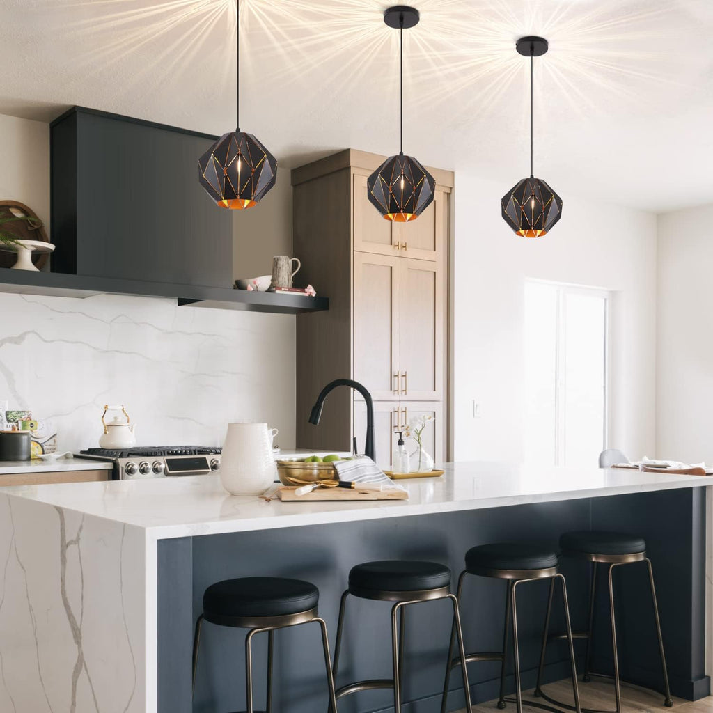 Vintage Farmhouse Black Pendant Light - View 6