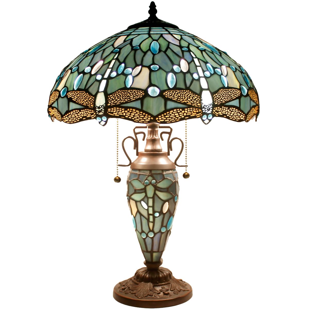 Glass Table Lamp — 24"
