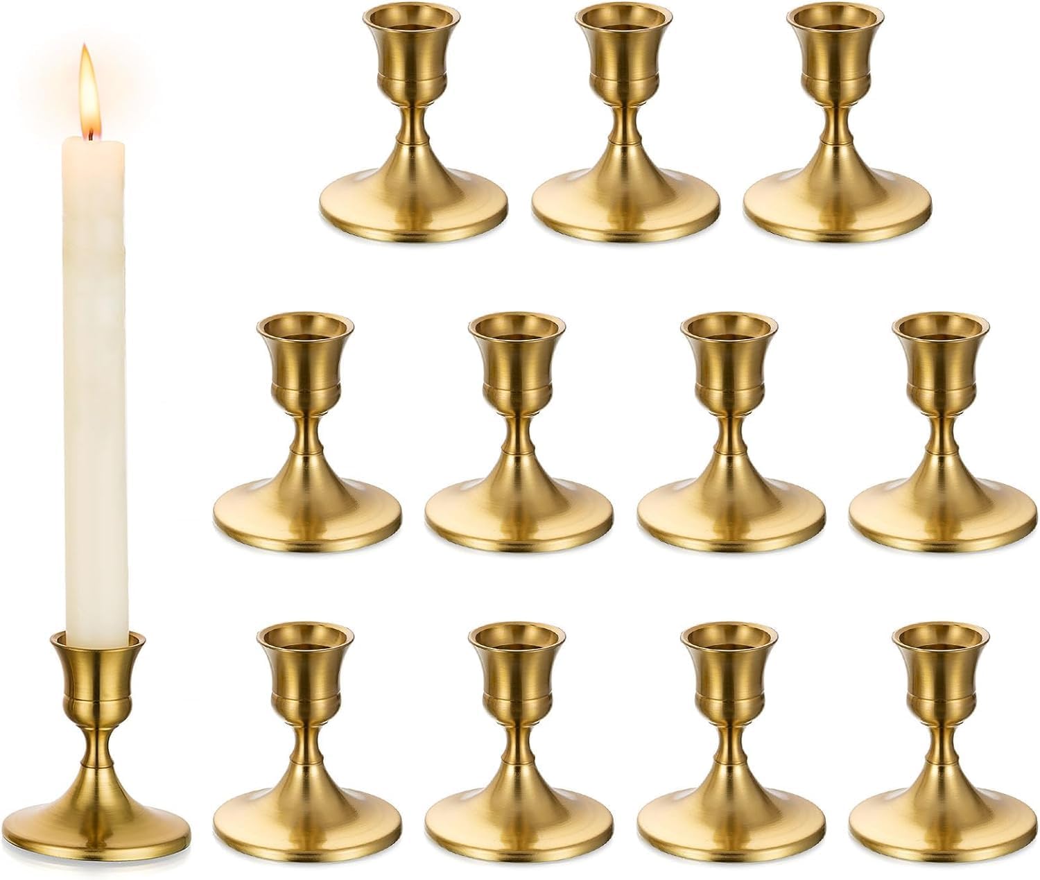 Luxe Gold Candle — 12 pcs