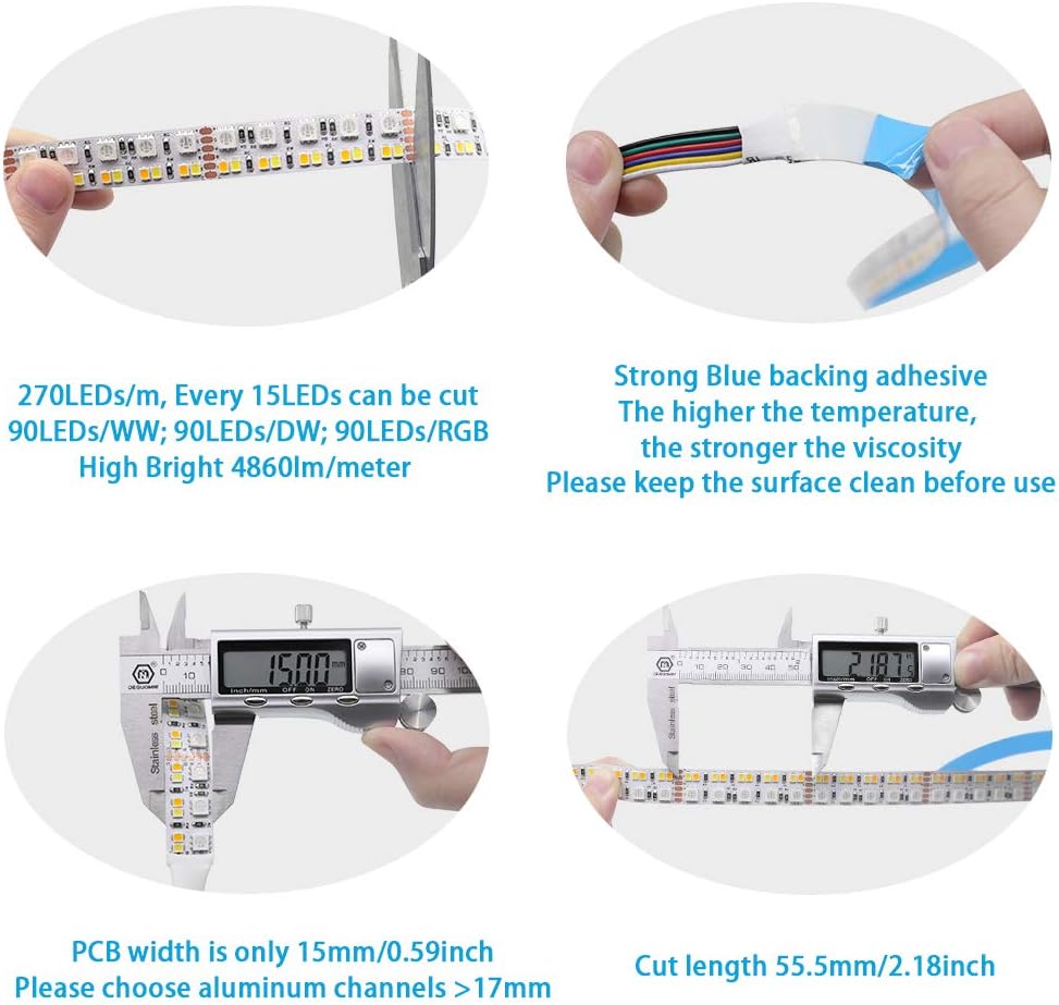RGB Metal LED Strip Lights - View 2