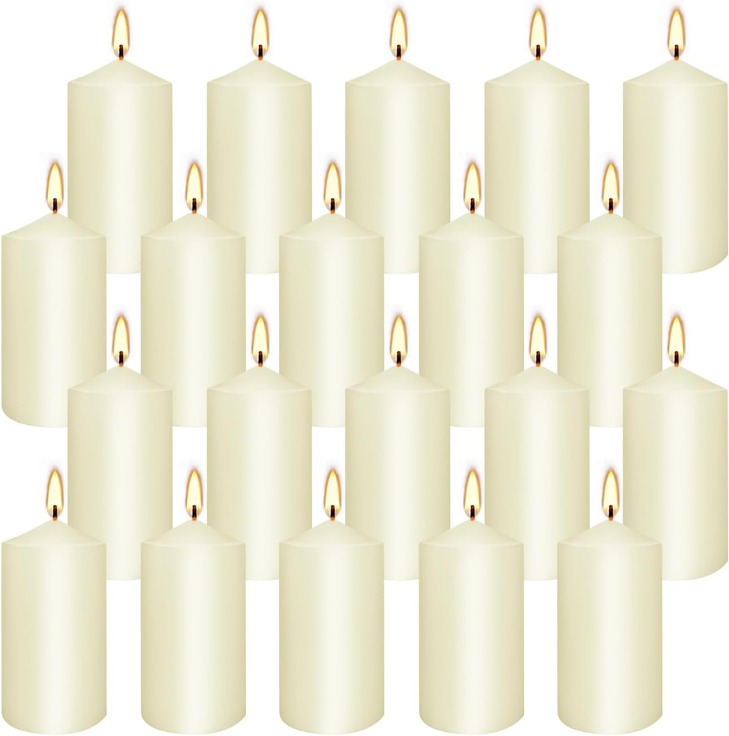 Soy Wax Black Scented Candle — Set of 16 — 20 pack