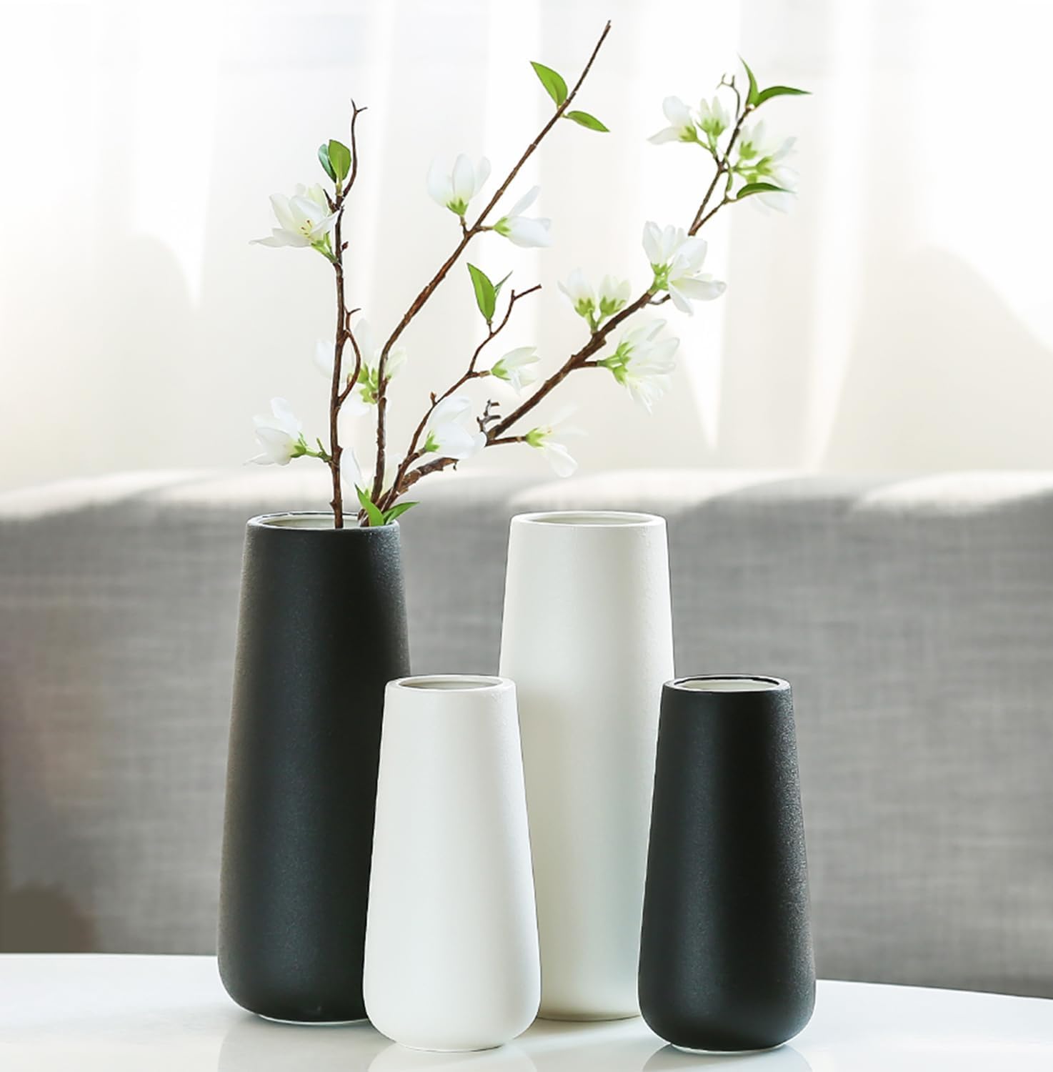Farmhouse Black Decorative Vase — 11" - View 8