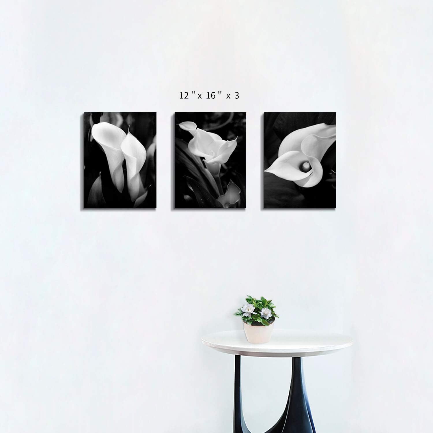 Black Wall Art — 16" - View 2