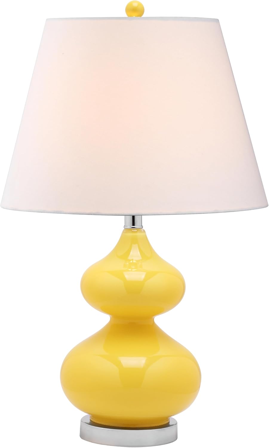 Modern Silver Table Lamp - View 2