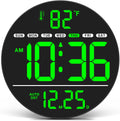 Blue Wall Clock — Green