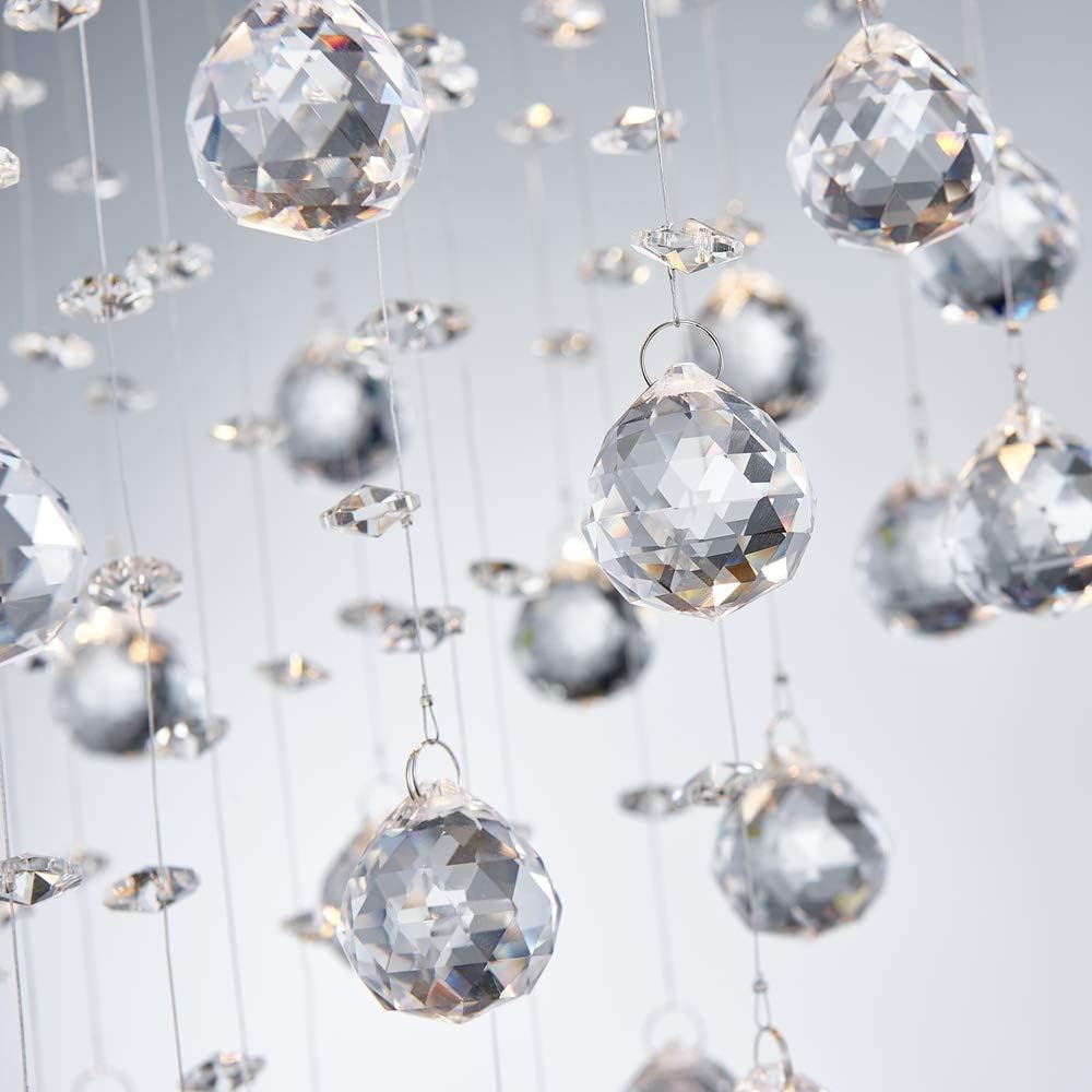 Round Luxe Metal Chandelier — 14" - View 9