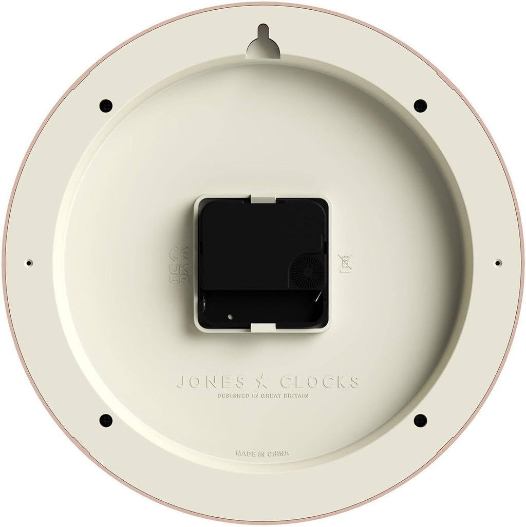 Round Beige Wall Clock - View 6