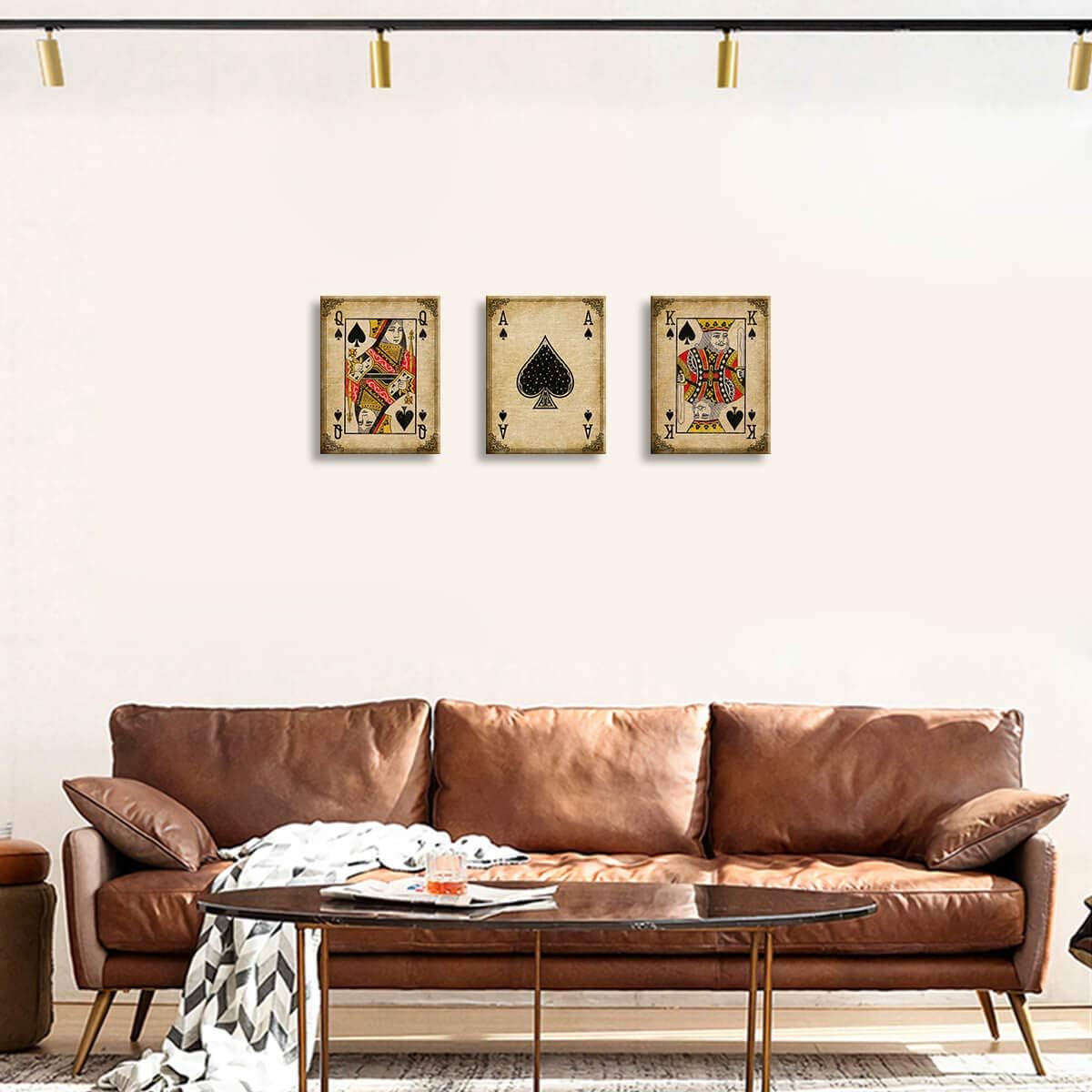 Framed Black Canvas Wall Art — 16" - View 4