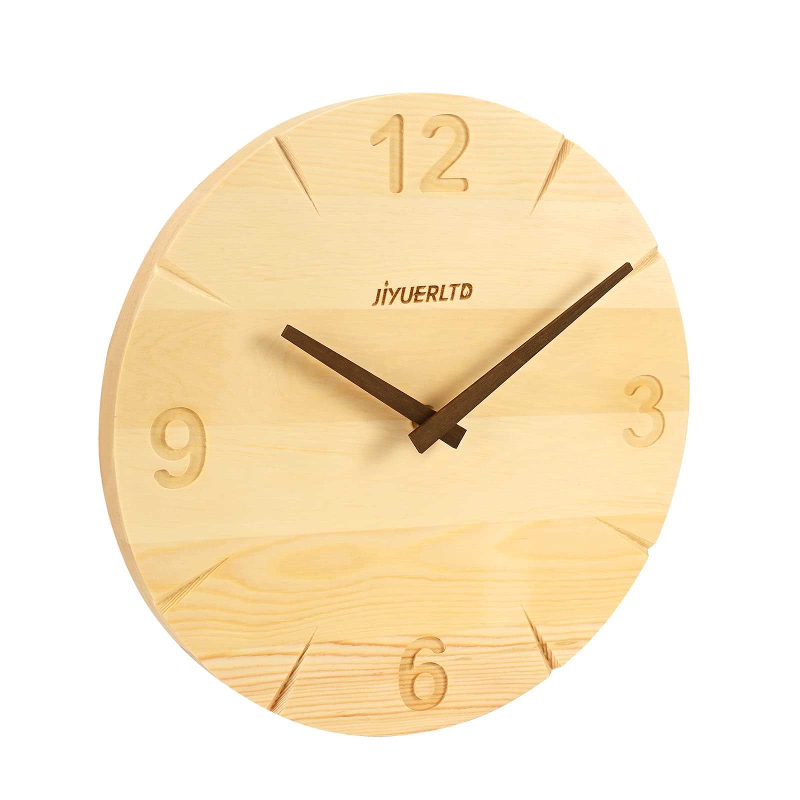 Vintage Farmhouse Wood Wall Clock
