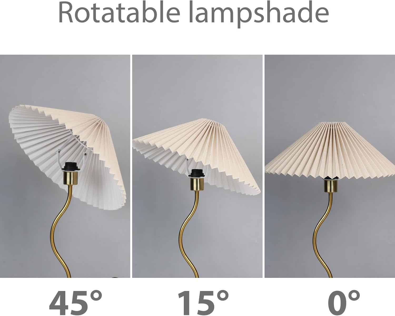 Black Nightstand Lamp - View 7