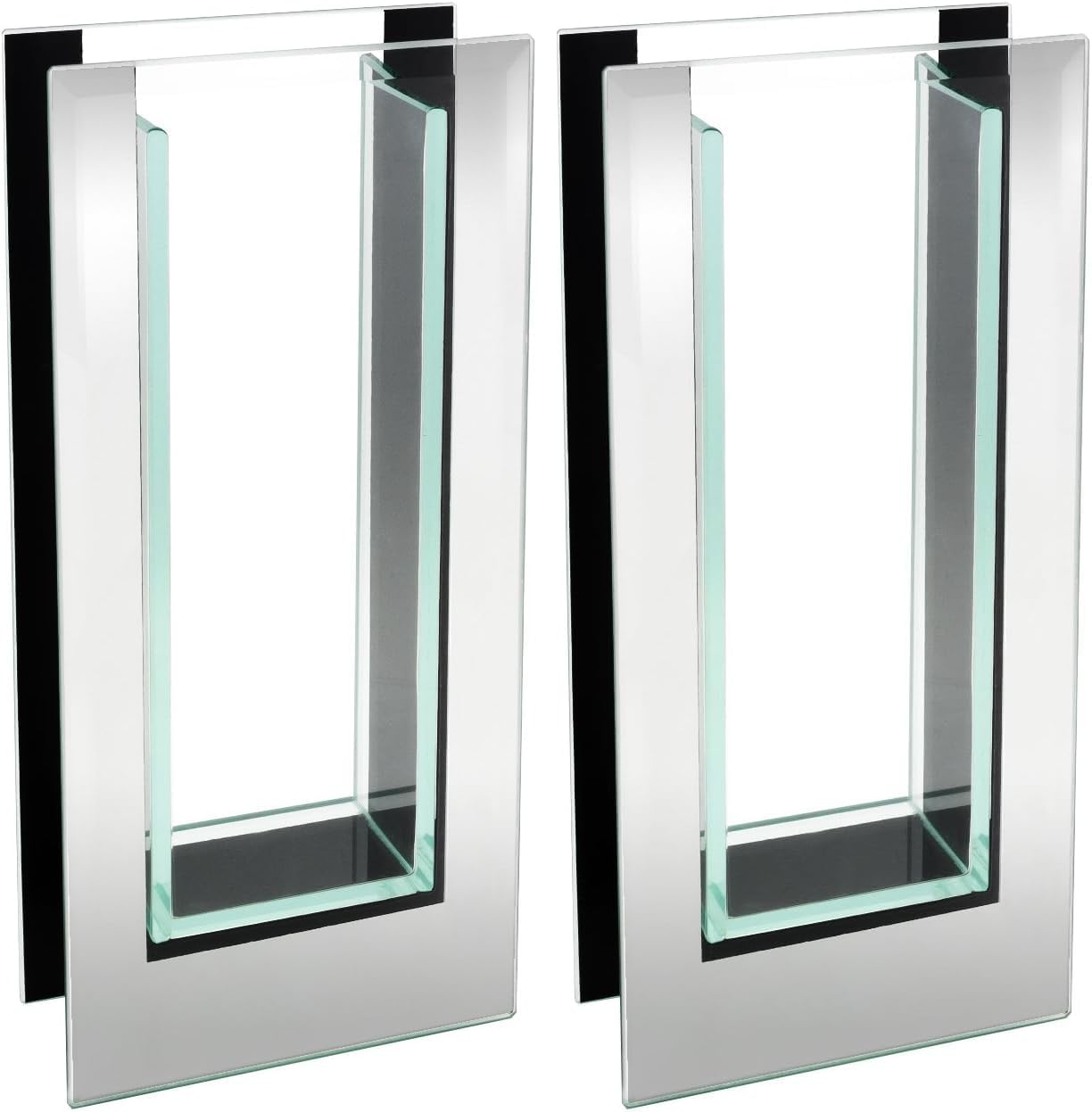 Modern Glass Mirror — 10.5" — Small (Pack of 2)