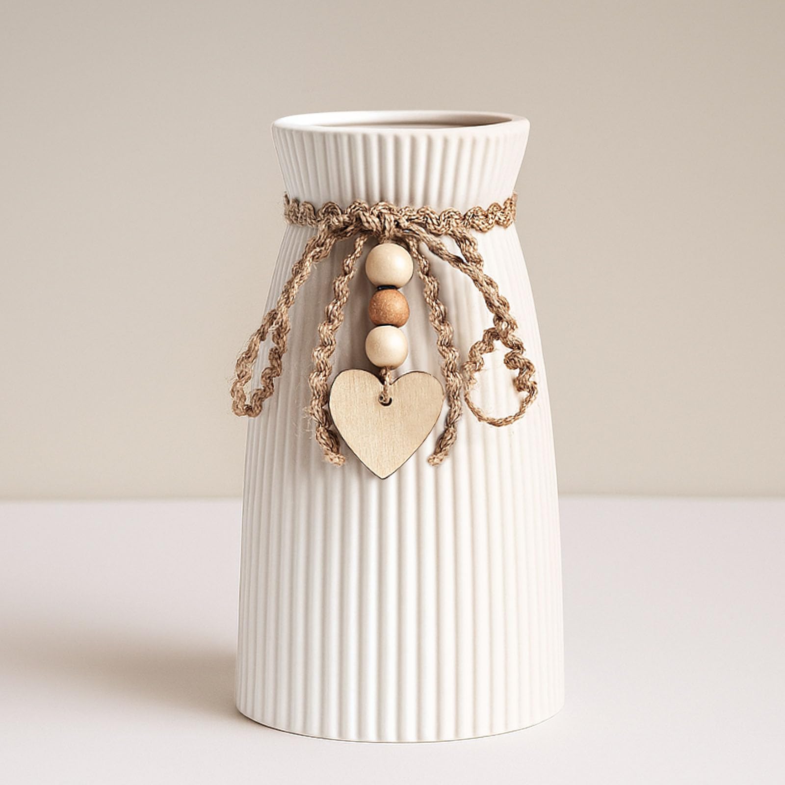 Farmhouse Black Flower Vase — 6.3"