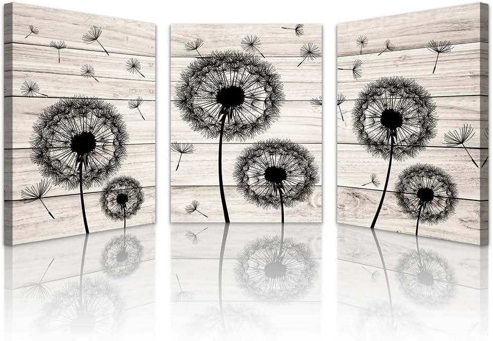 Farmhouse Black Canvas Wall Art — 12x16 — 24L" x 16W"