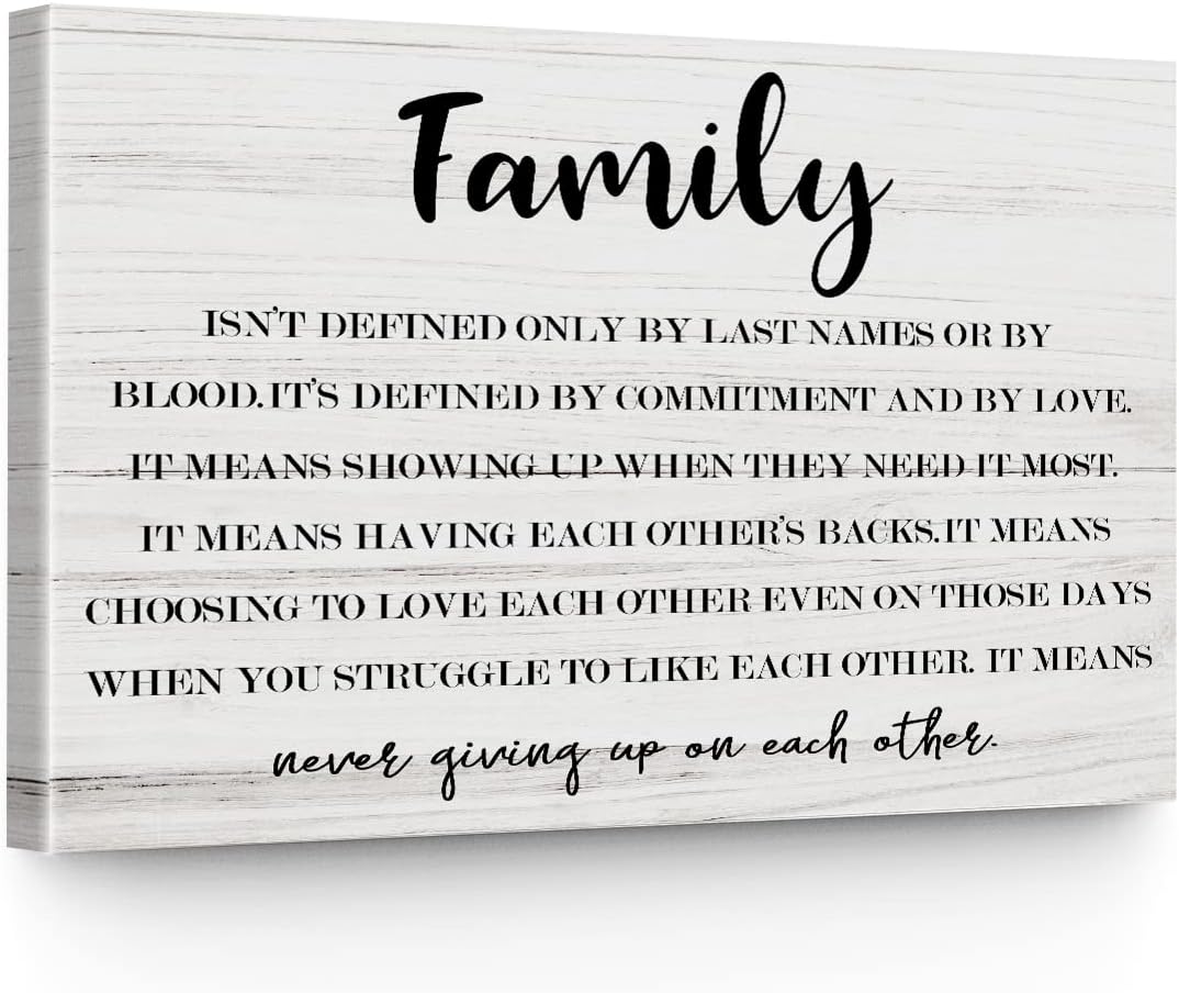 Beige Framed Wall Art — Family Gifts