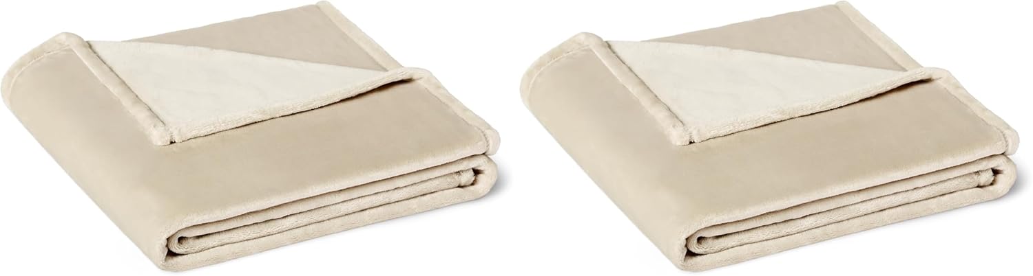Beige Throw Pillow — 60" — 50 X 60 Inches (Pack of 2)