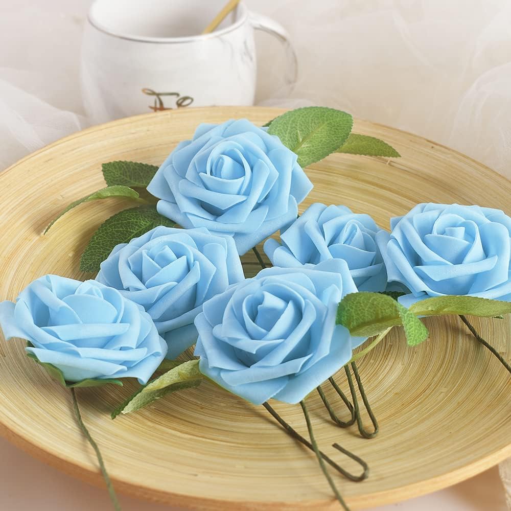 Blue Artificial Flowers - View 4