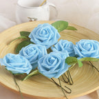 Blue Artificial Flowers - View 4