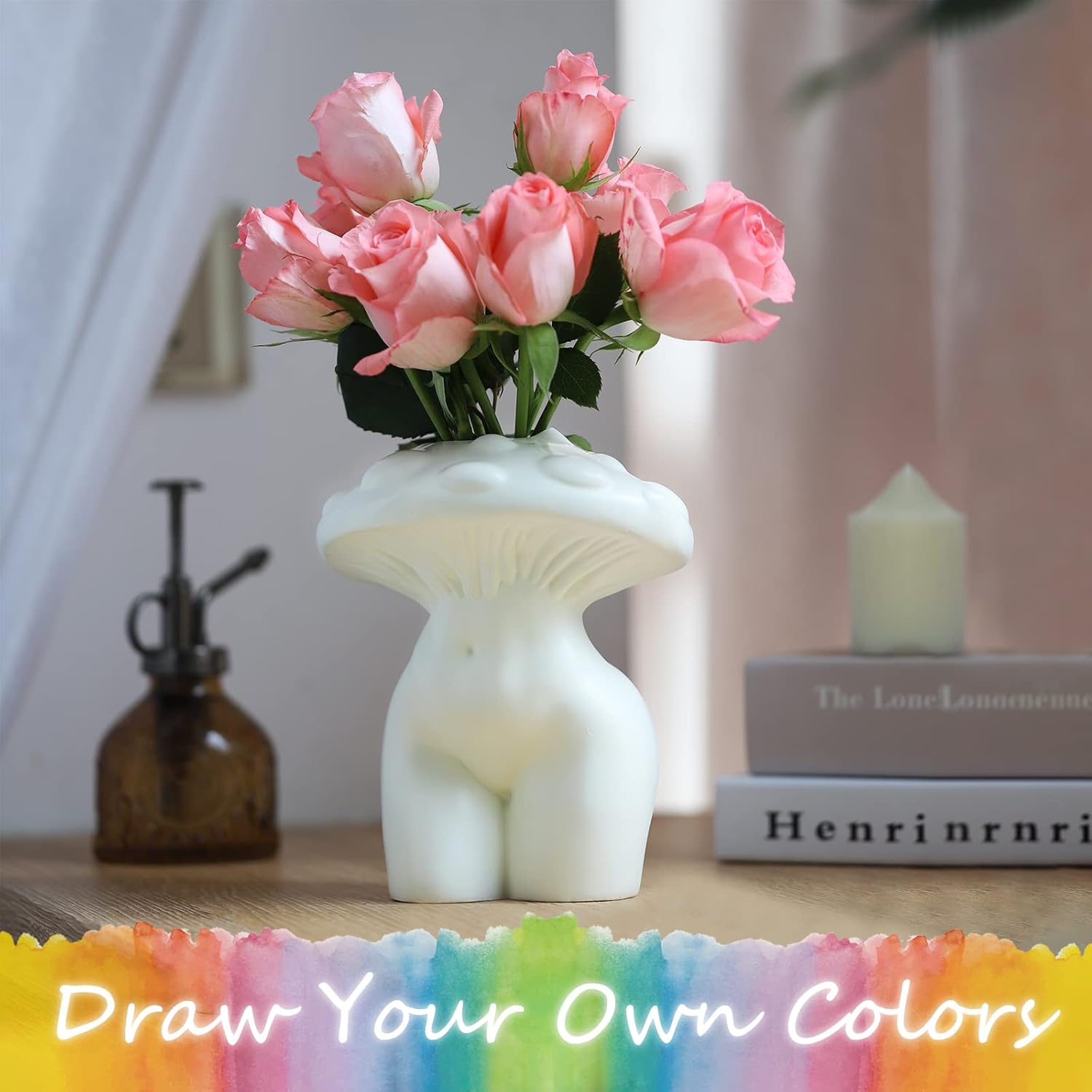 Boho Gold Vase - View 3