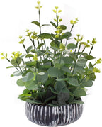 Farmhouse Green Faux Plant — Eucalyptus Plant